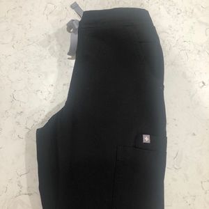 XXS Black Yola Skinny Figs Scrub Pants